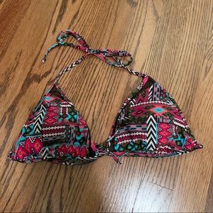Aztec Pattern Bikini Top